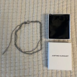 Justine Clenquet Silver Jonah Necklace